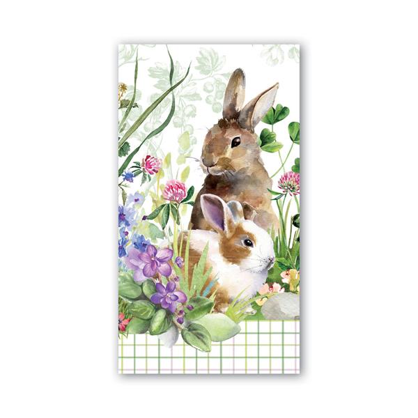 Michel Design Works Bunny Meadow Hostess Napkins