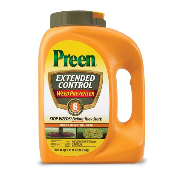 Preen Extended Control - 4.93 lb Bottle
