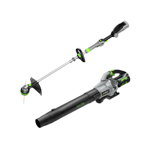 EGO� String Trimmer 2pc combo, 15in Aluminum Shaft Powerload and 615CFM Blower