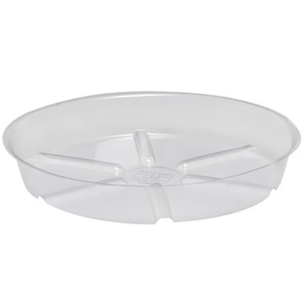 Saucer Vinyl Clear - 6 in