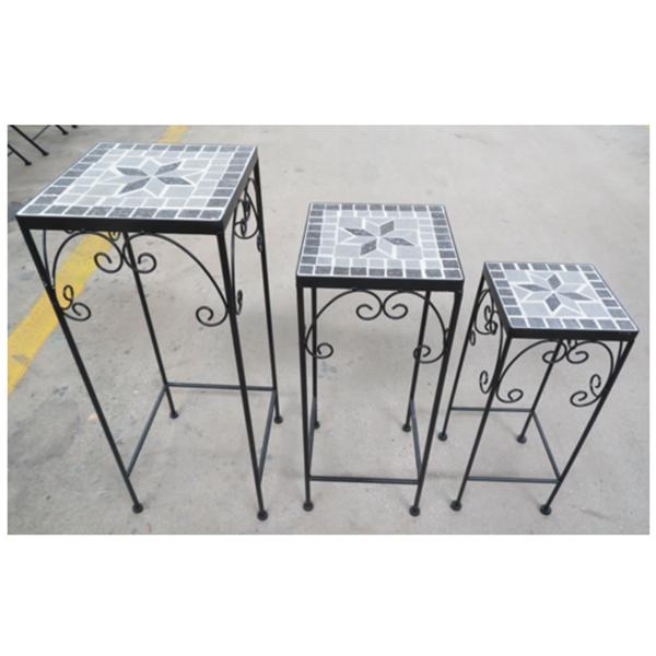 Plant Stand&nbsp;- Mosaic Blue Small
