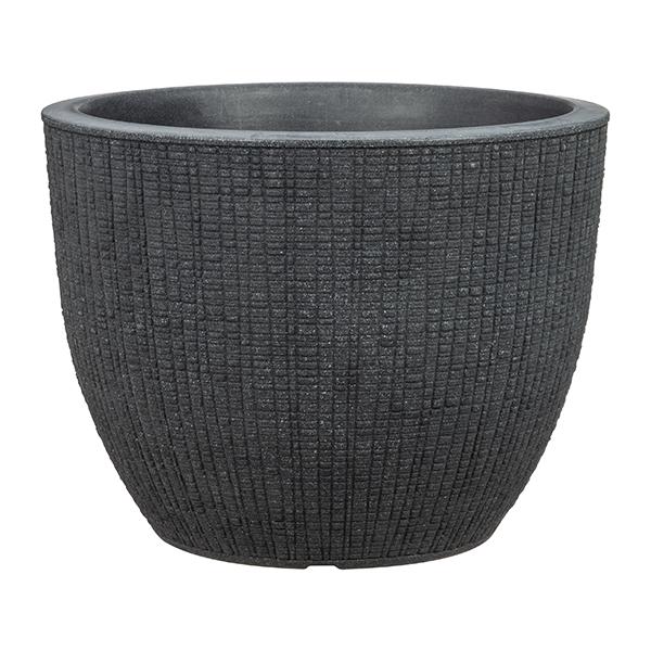 Scheurich Barceo Planter Black - 12 in