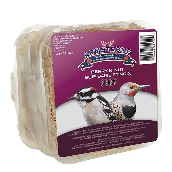 Armstrong Suet Berry Nut - 3 Pack